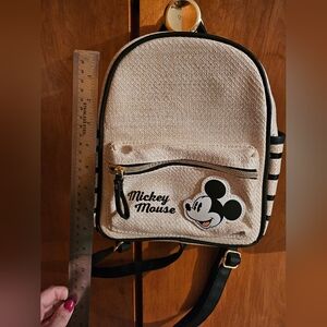 Primark Straw Mini Mickey Mouse Backpack